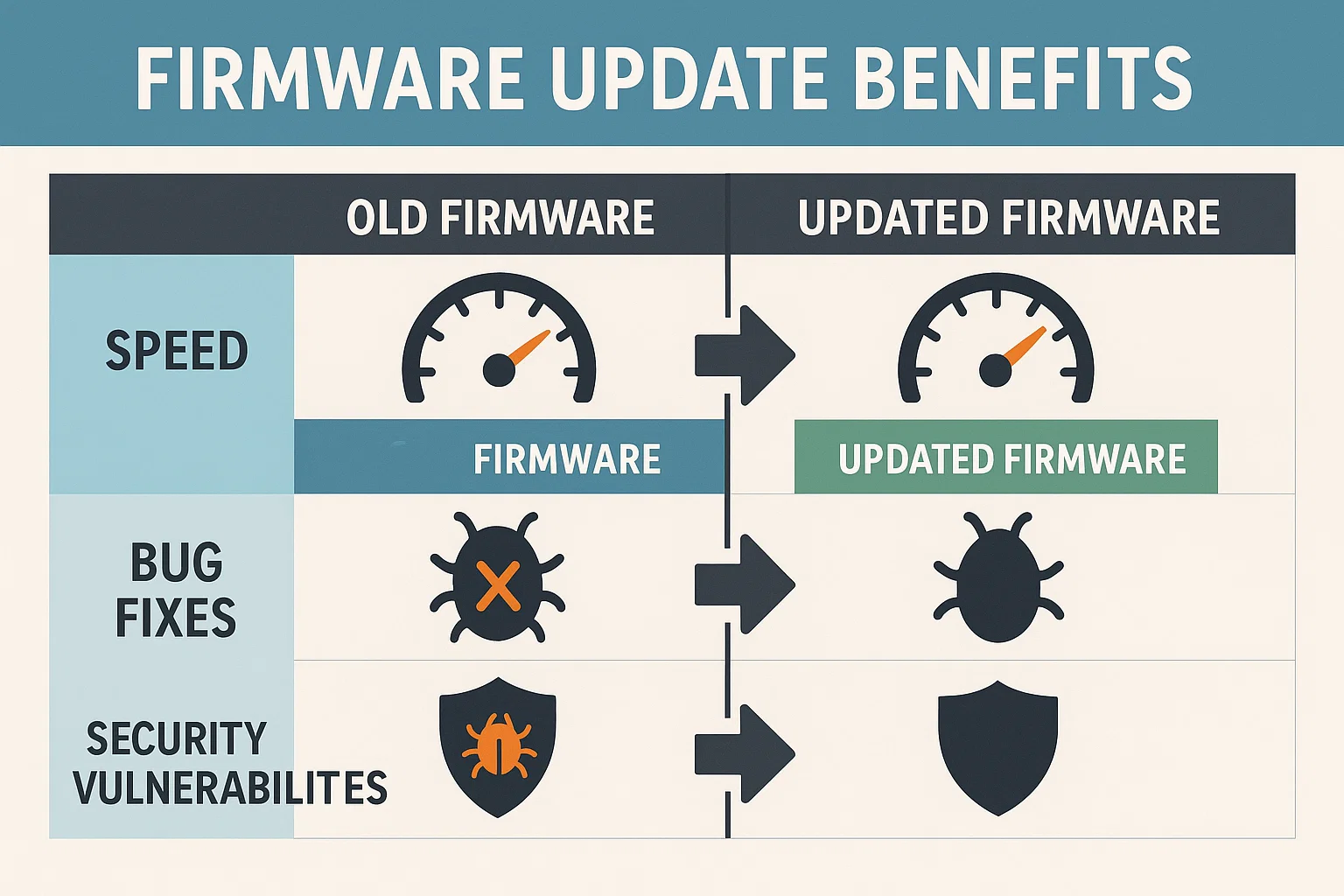 Keep Devices Secure with the Latest Firmware Updates 2 Firmware Update Benefits and Security Impact