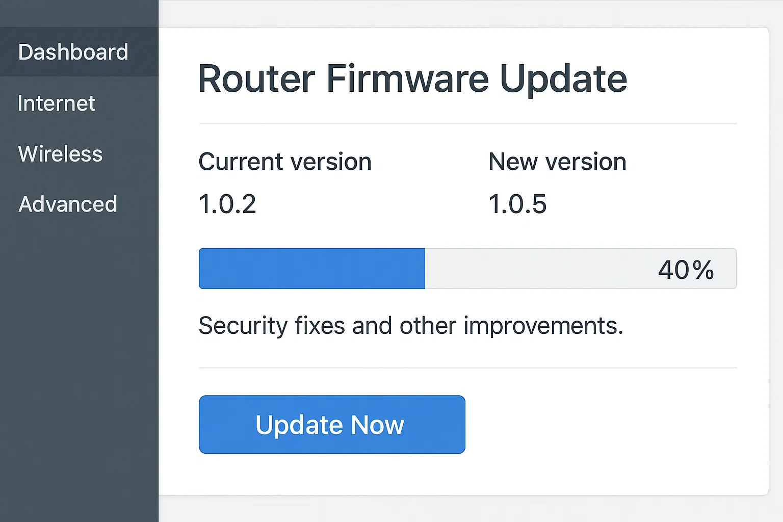 Keep Devices Secure with the Latest Firmware Updates 5 Router Firmware Update Dashboard