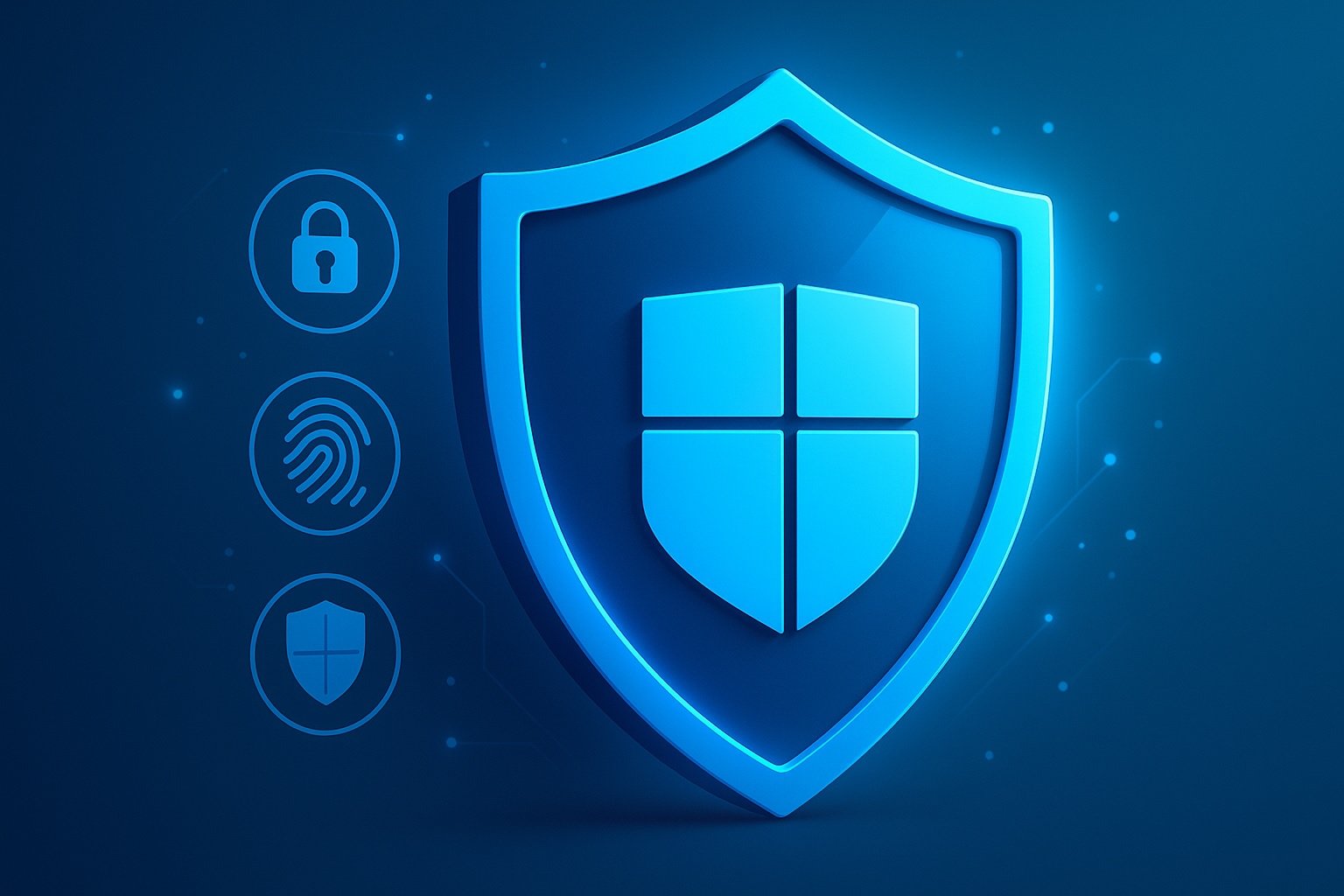 User using Windows 11 Copilot and multitasking features in a modern home office