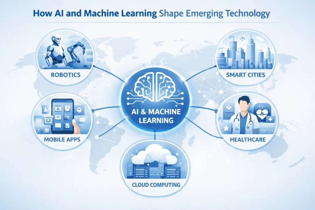How AI and machine learning are shaping the future of emerging technology
