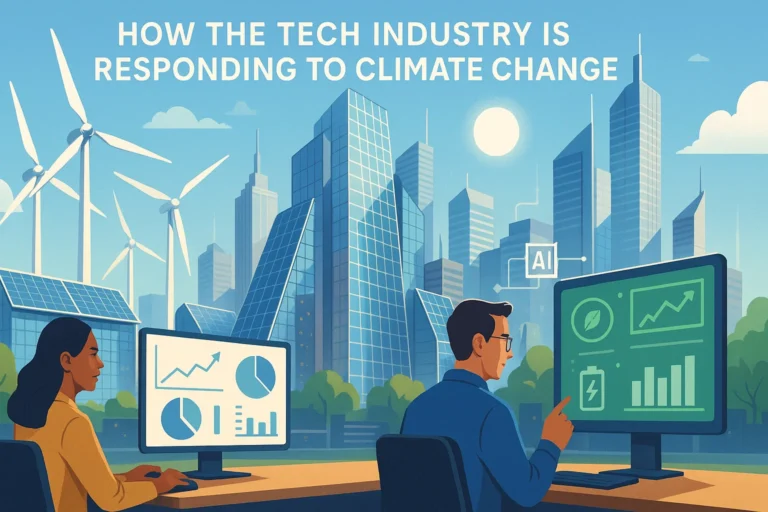 The tech industry using AI and clean energy to fight climate change