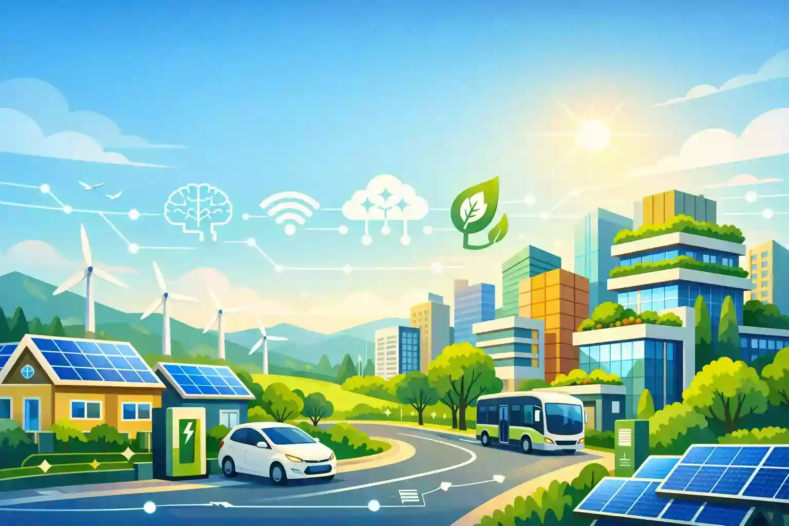the role of sustainable technology in green cities, clean energy, and smart infrastructure
