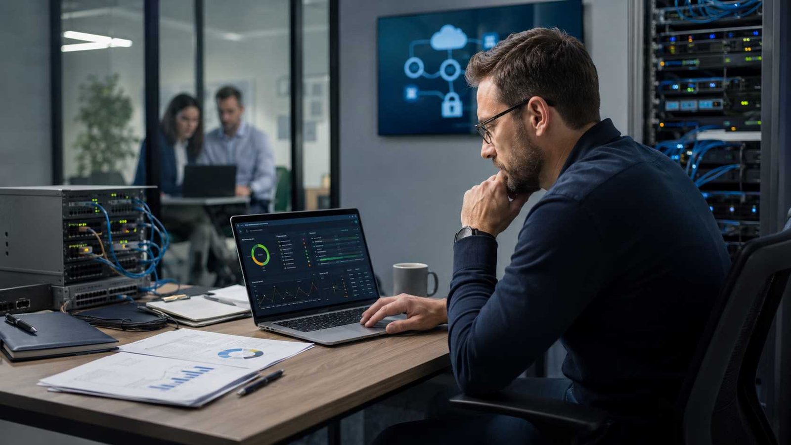 Information Technology Audit Services: Complete Guide 1 Information technology audit services reviewing business IT systems, cybersecurity controls, networks, and digital risks.
